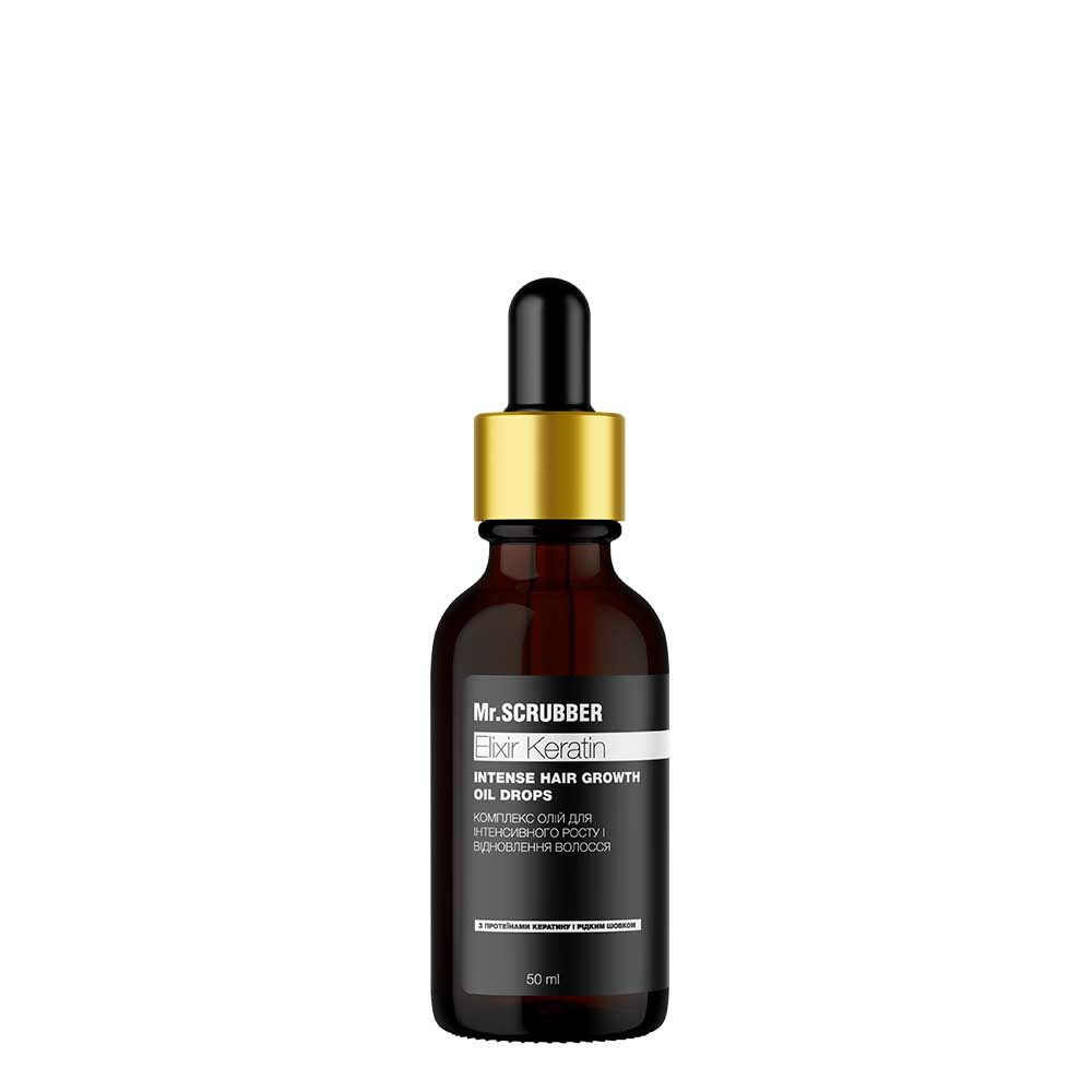 Intense Hair Growth Oil Drops Elixir Keratin Mr.SCRUBBER