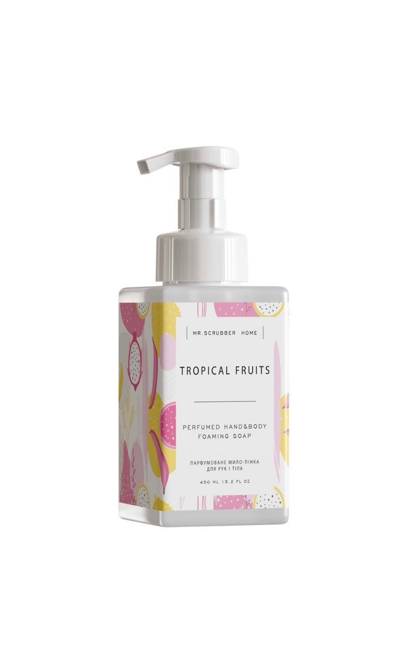 Tropical Fruits Hand&Body Foarming Soap Mr.SCRUBBER