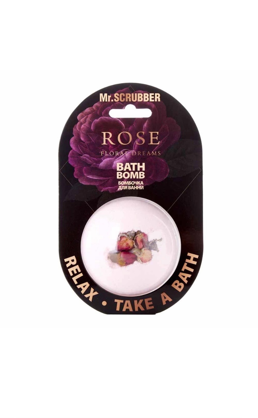 Bath Bomb Rose Mr.SCRUBBER