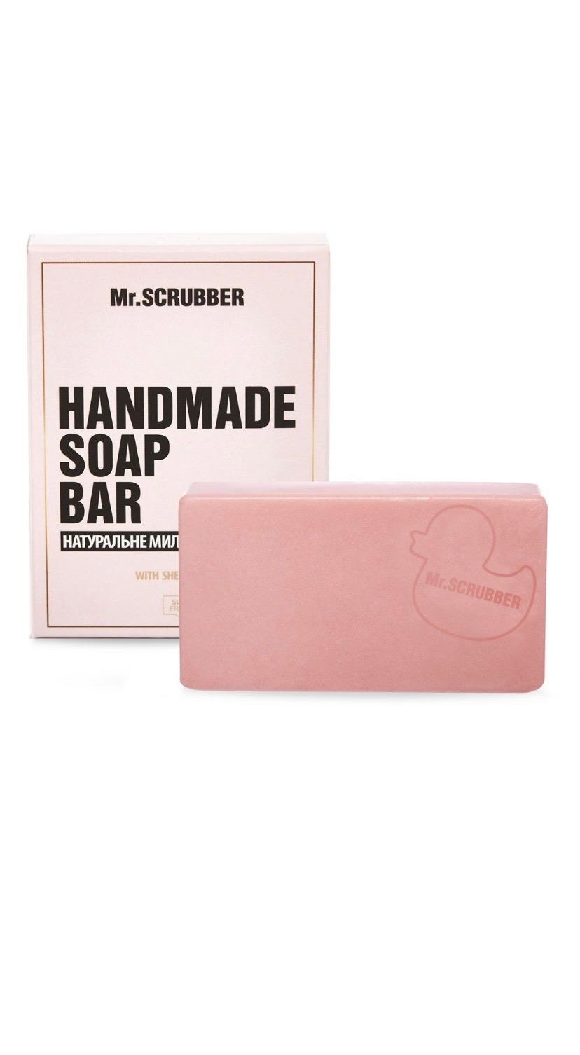 Handmade Soap Strawberry Cream Mr.SCRUBBER