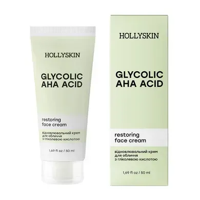 Glycolic AHA Acid Face Cream HOLLYSKIN
