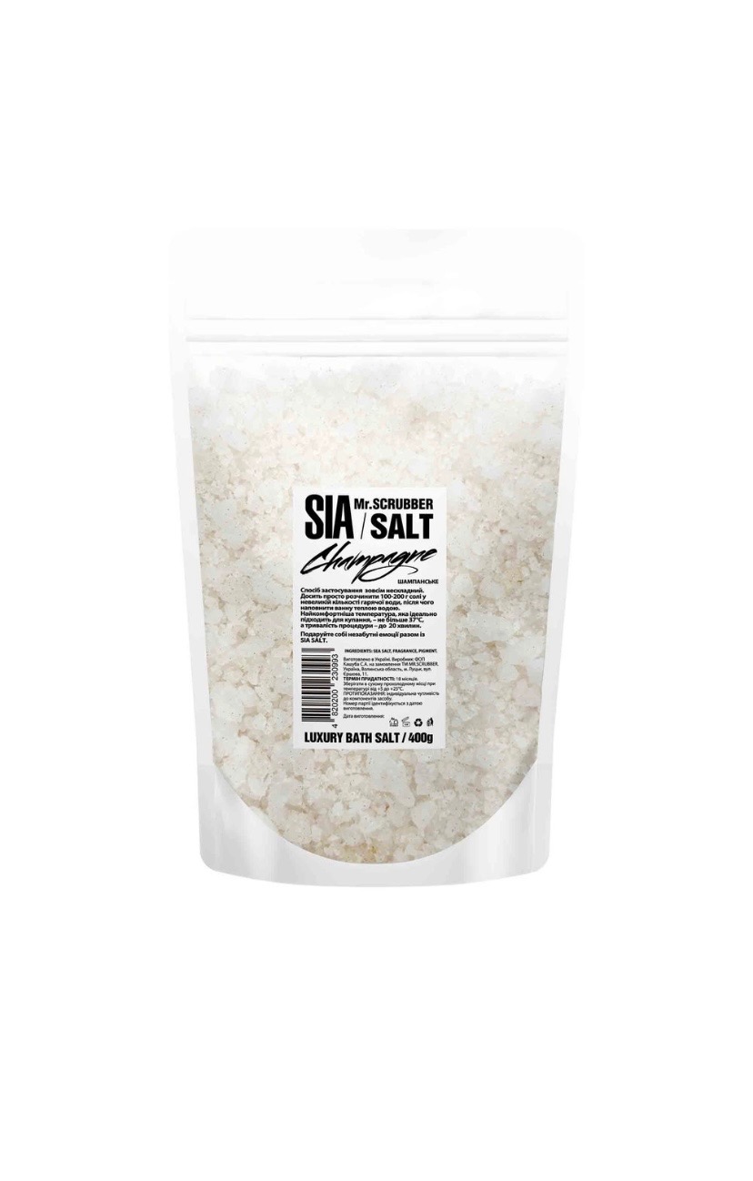 Bath Salt Champagne Mr.SCRUBBER