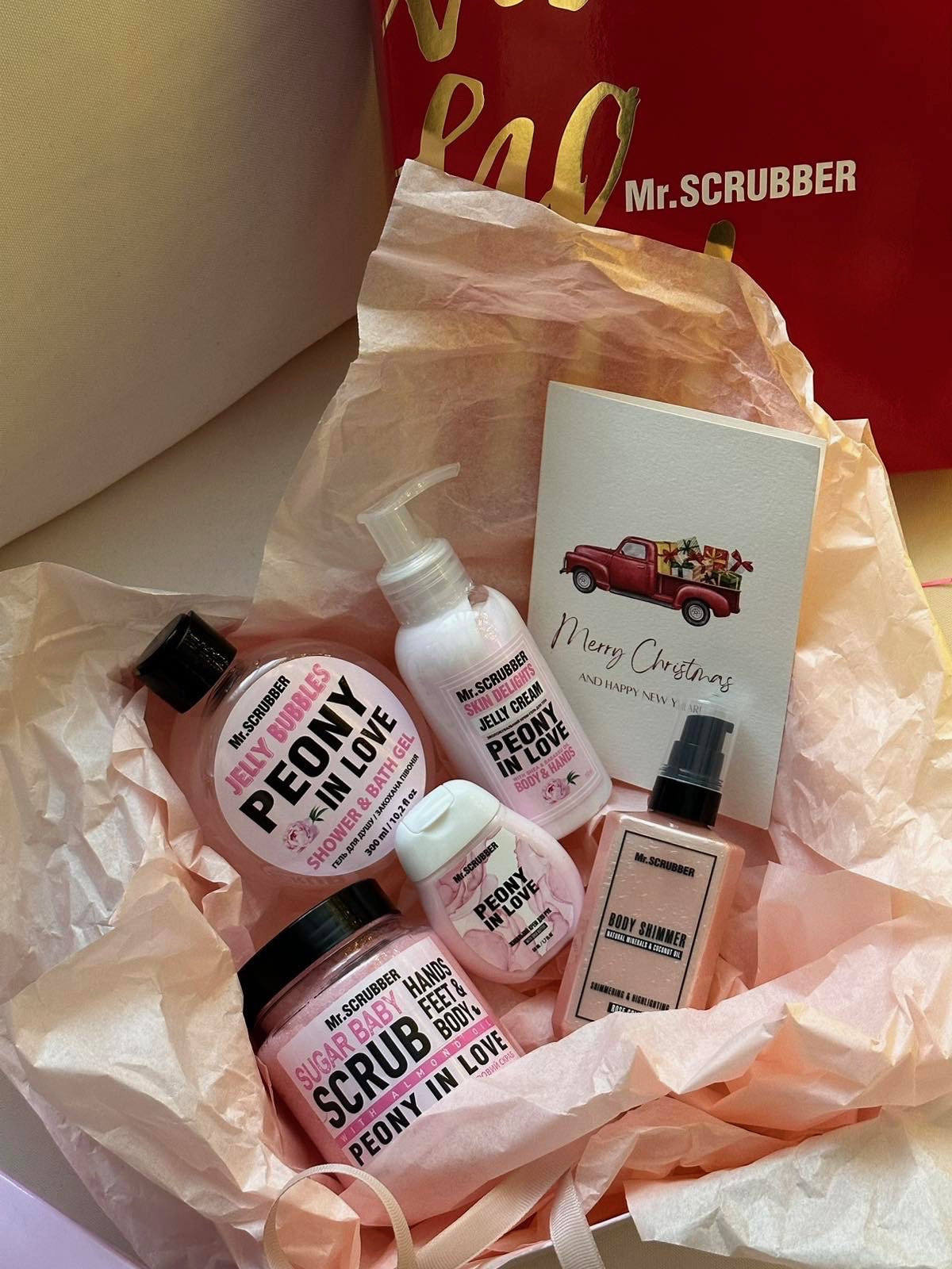 Peony in Love Gift Box Mr.SCRUBBER