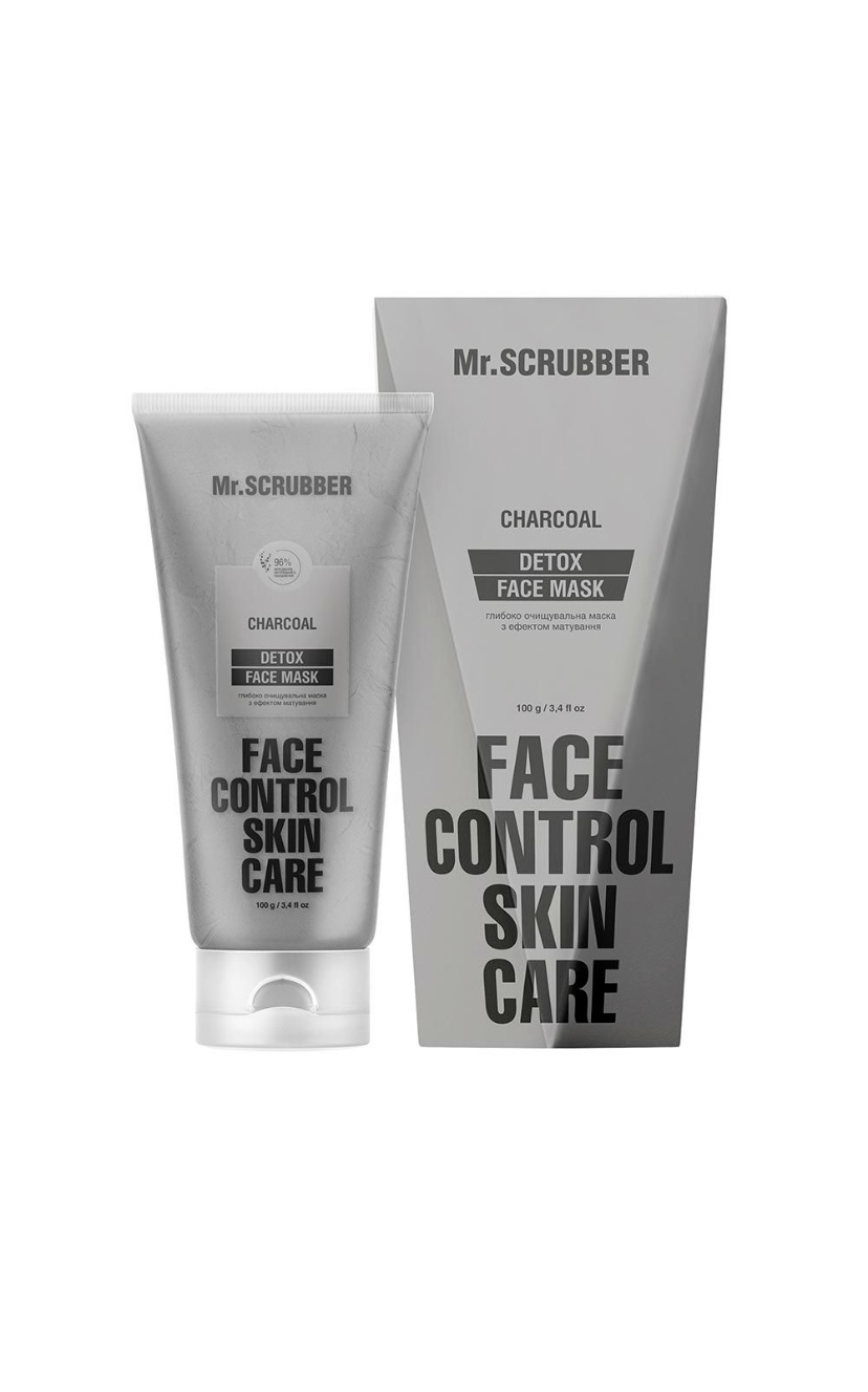 Detox Face Mask/Charcoal Mr.SCRUBBER