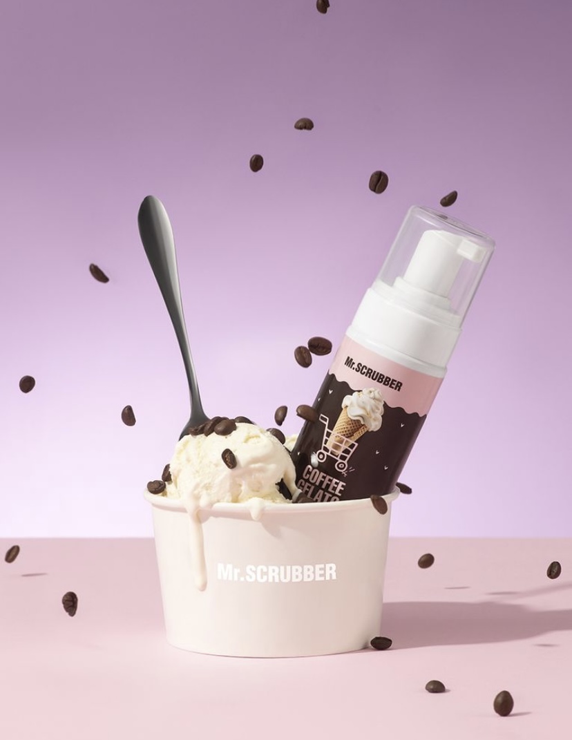 Shower Foam Coffee Gelato Mr.SCRUBBER - imagine 2