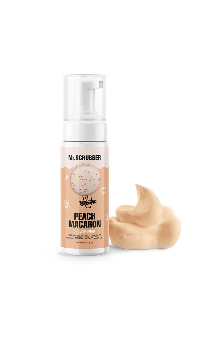 Shower Foam Peach Macaron Mr.SCRUBBER