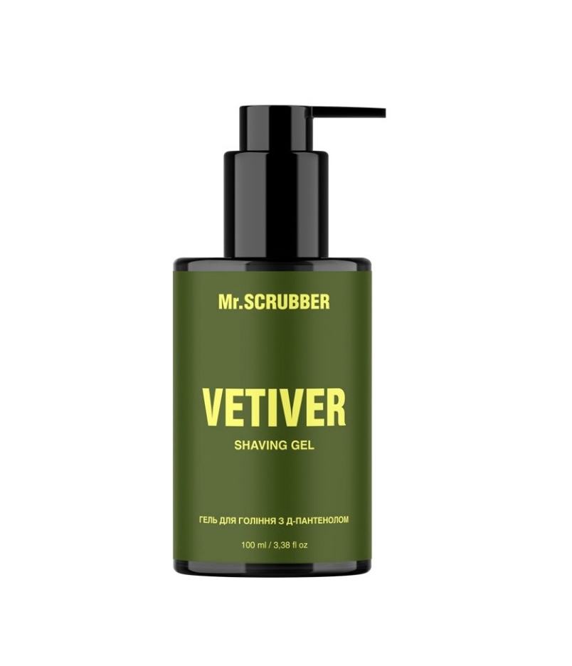 Man Shaving Gel Vetiver Mr.SCRUBBER