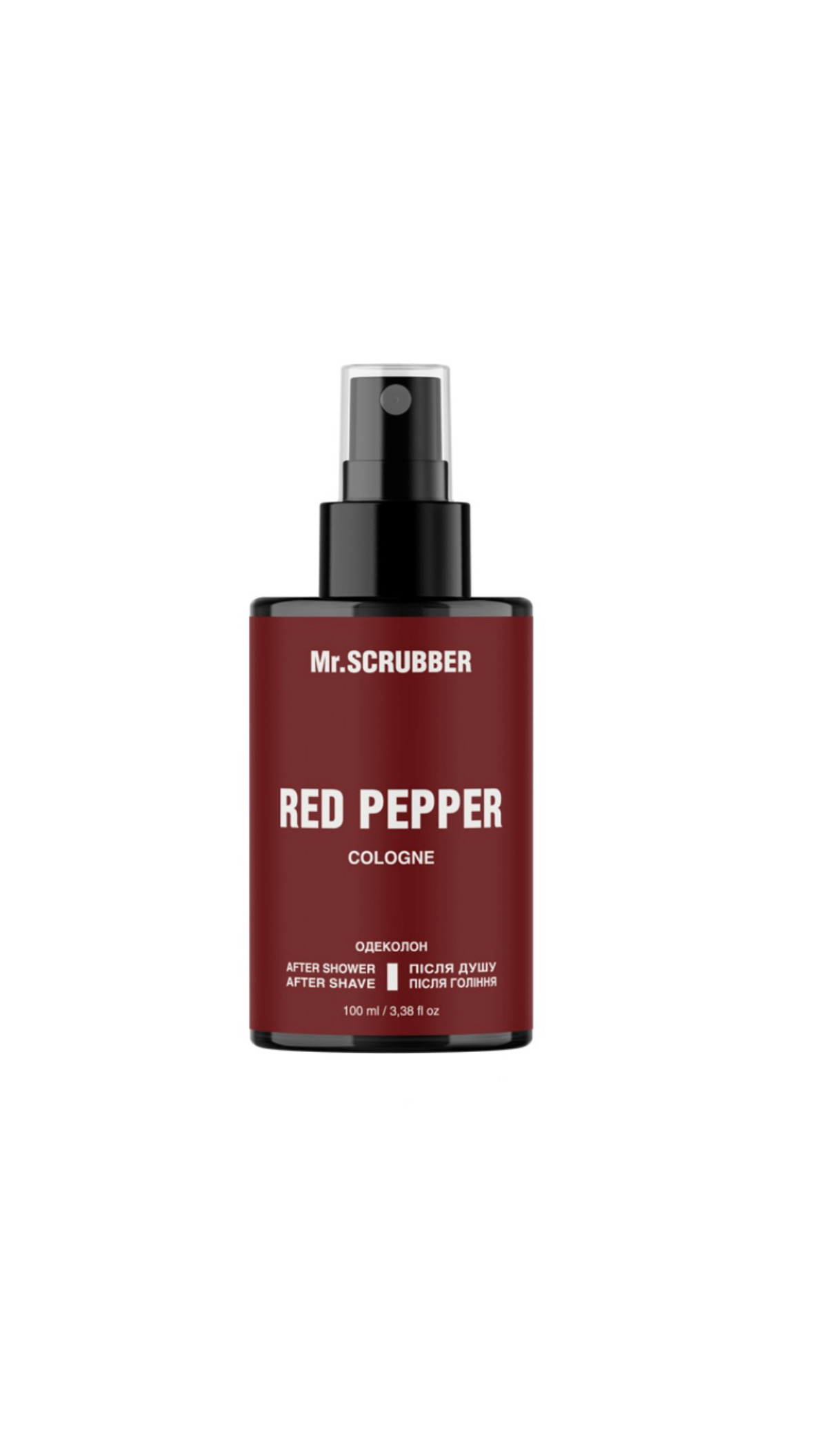 Man After Shave/Shower Red Pepper Cologne Mr.SCRUBBER