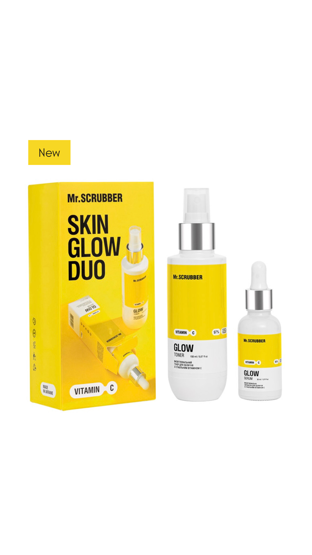 Skin Glow Duo Set Mr.SCRUBBER