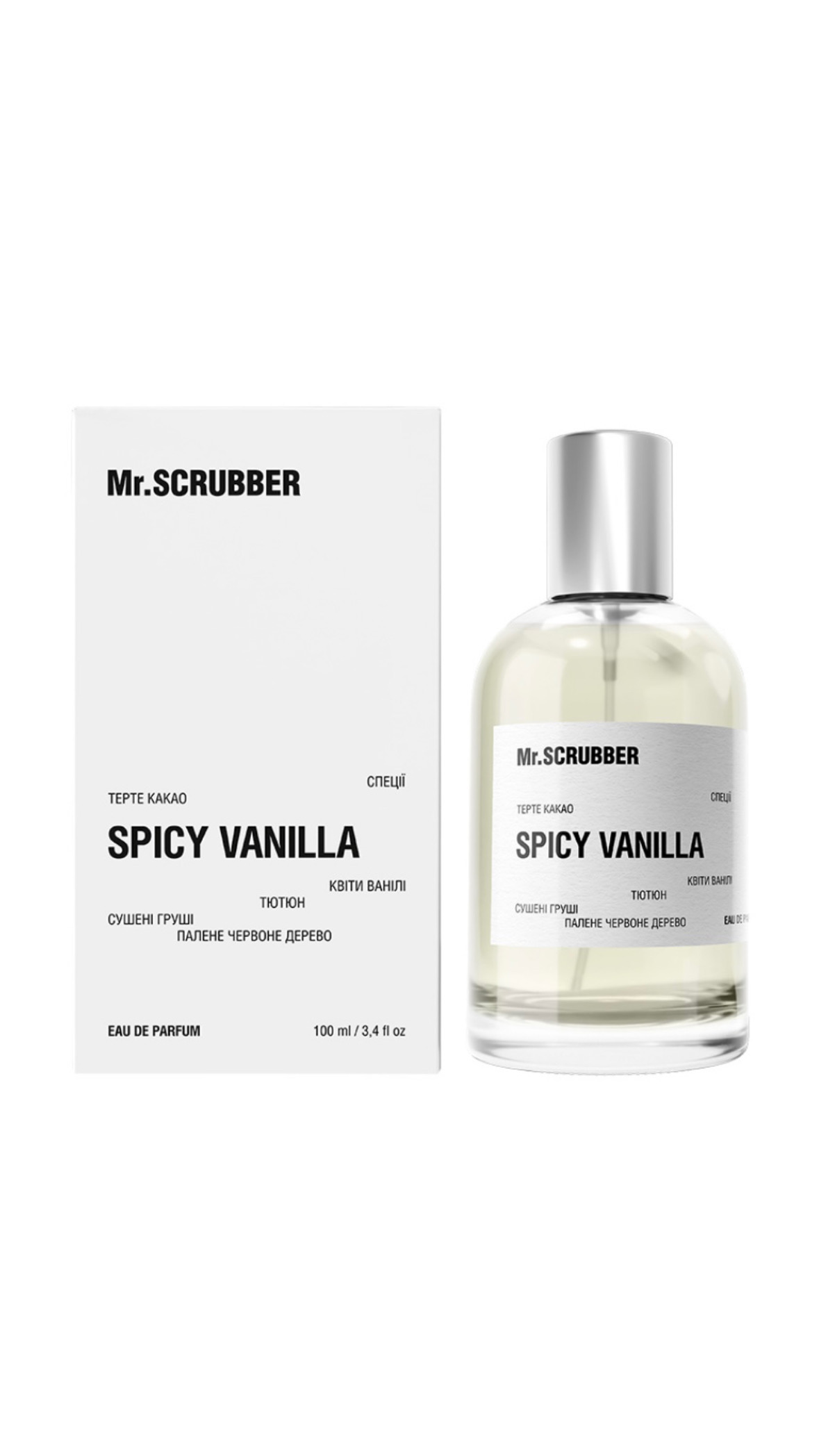 Spicy Vanilla Eau de Parfum 100 ml Mr.SCRUBBER