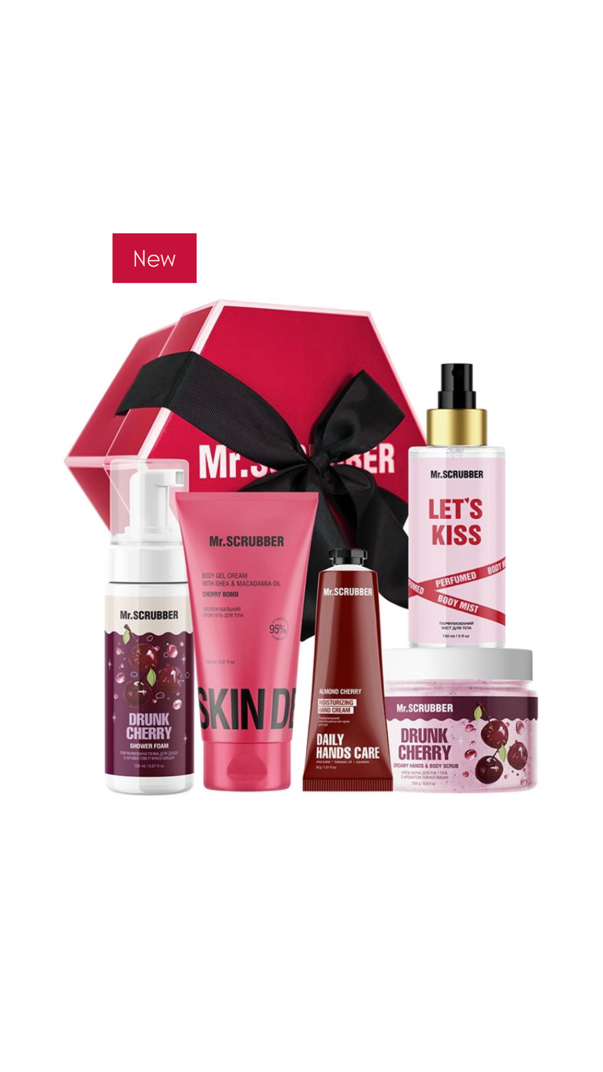 Gift Set Cherry Kiss Mr.SCRUBBER