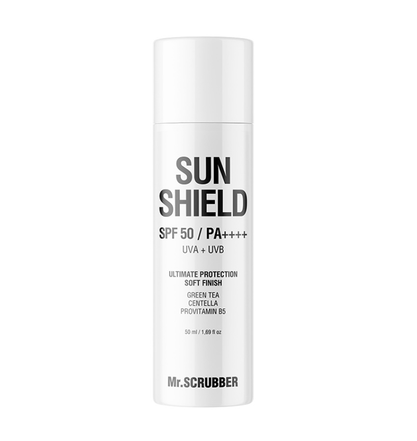 Sun Shield Face Cream SPF 50 / UVA + UVB Ultimate Protection / Soft Finish Mr.SCRUBBER