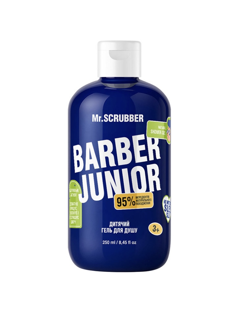 Boys Natural Shower Gel Barber Junior Mr.SCRUBBER