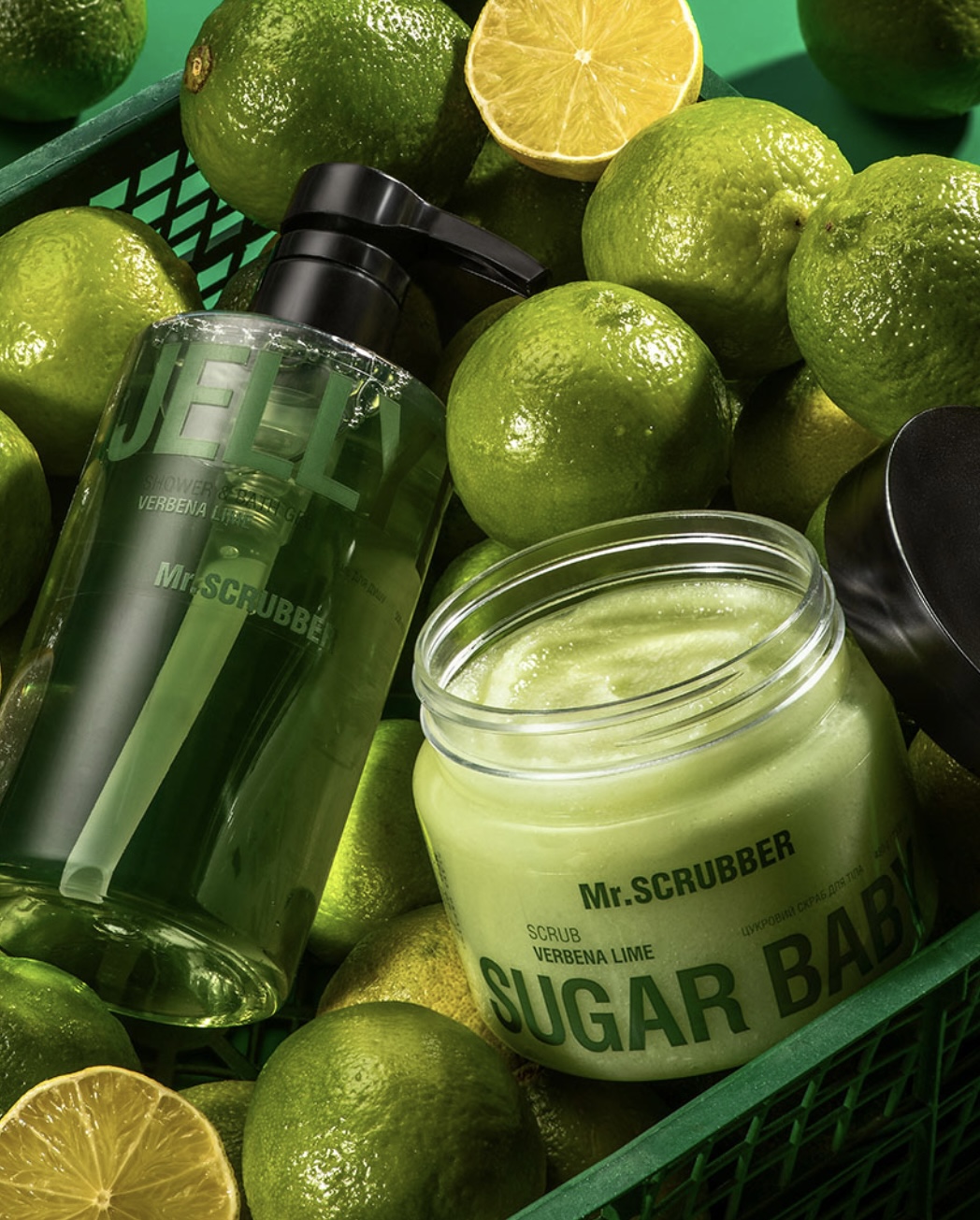 Hydrating Sugar Baby Scrub Verbena Lime 450 gr Mr.SCRUBBER — изображение 2