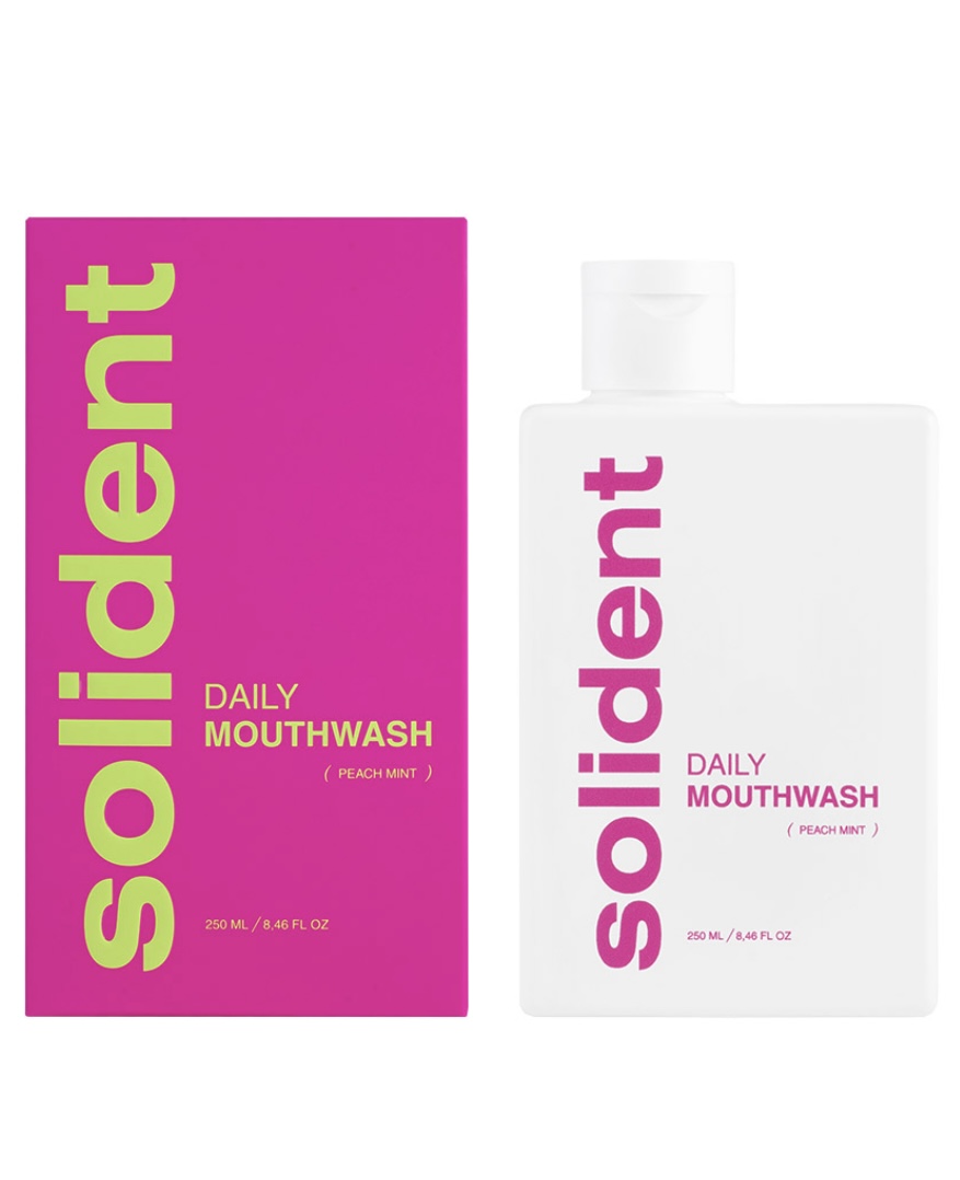 SOLIDENT Moutwash Peach Mint by Mr.SCRUBBER