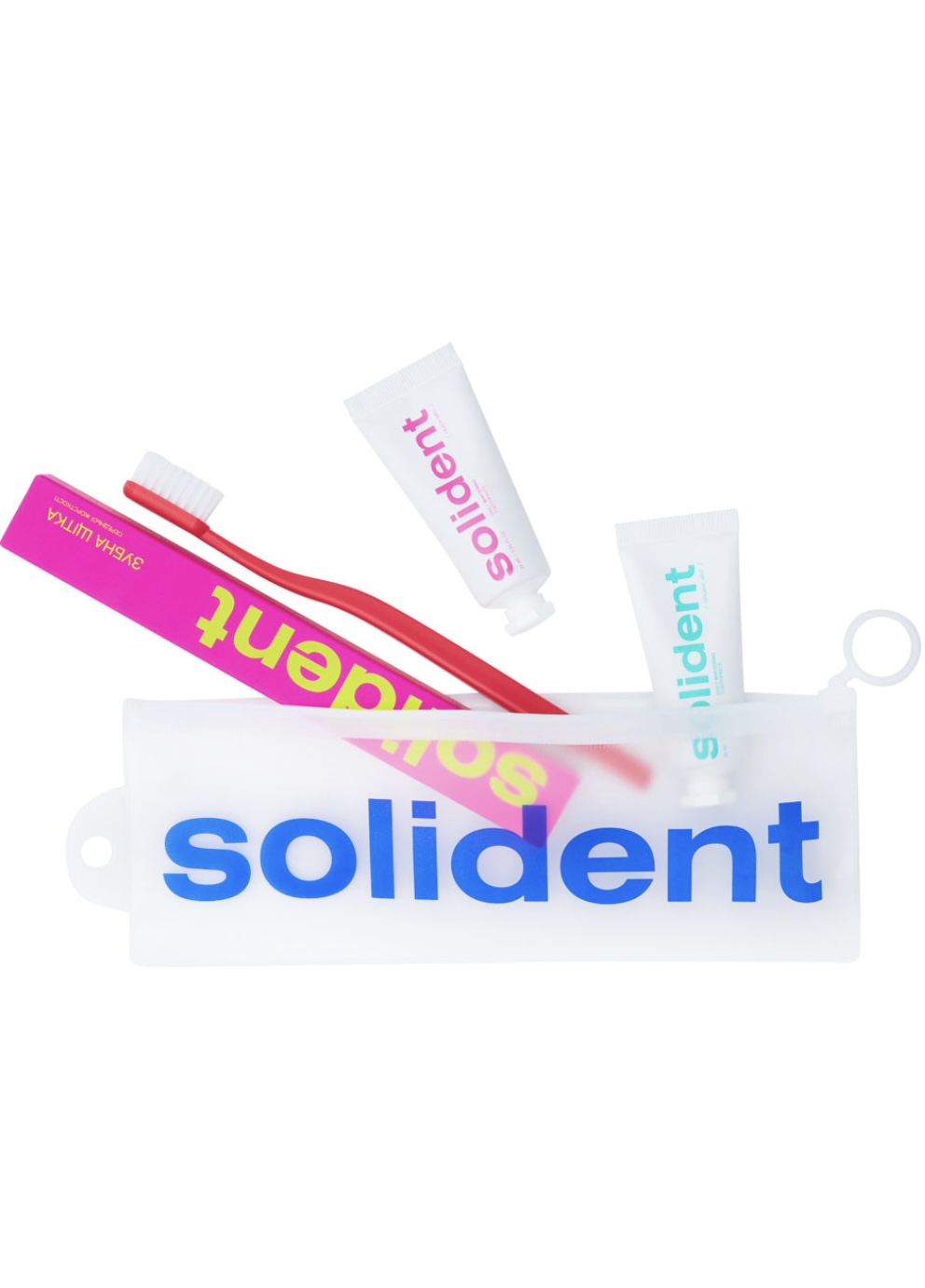 SOLIDENT Peach Mint Travel Kit by Mr.SCRUBBER