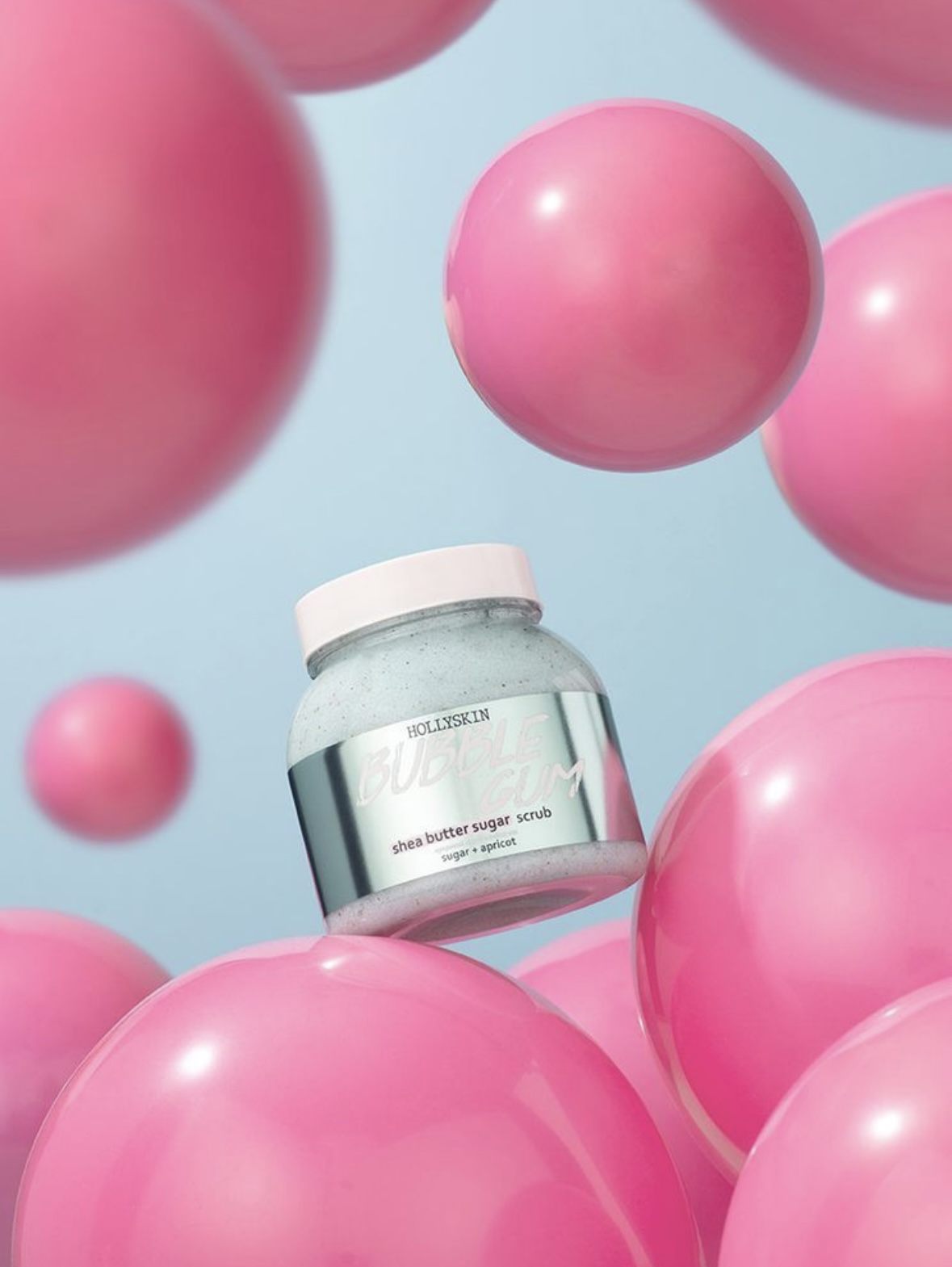 Bubble Gum Sugar Scrub HOLLYSKIN - imagine 2