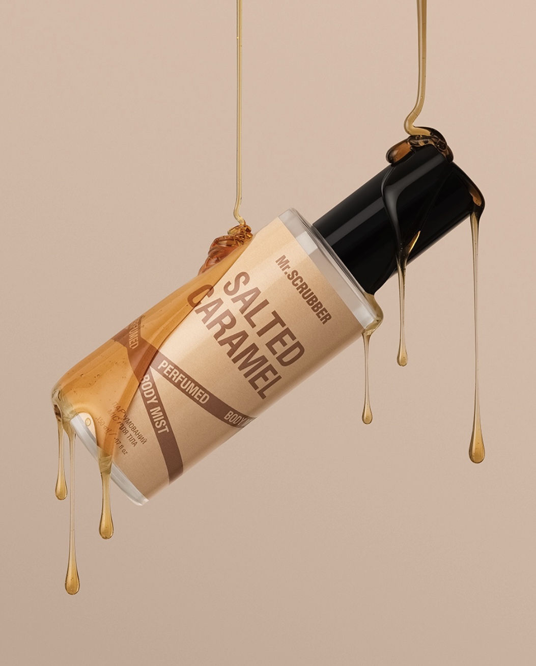 Salted Caramel Perfumed Body Mist Mr.SCRUBBER - imagine 2