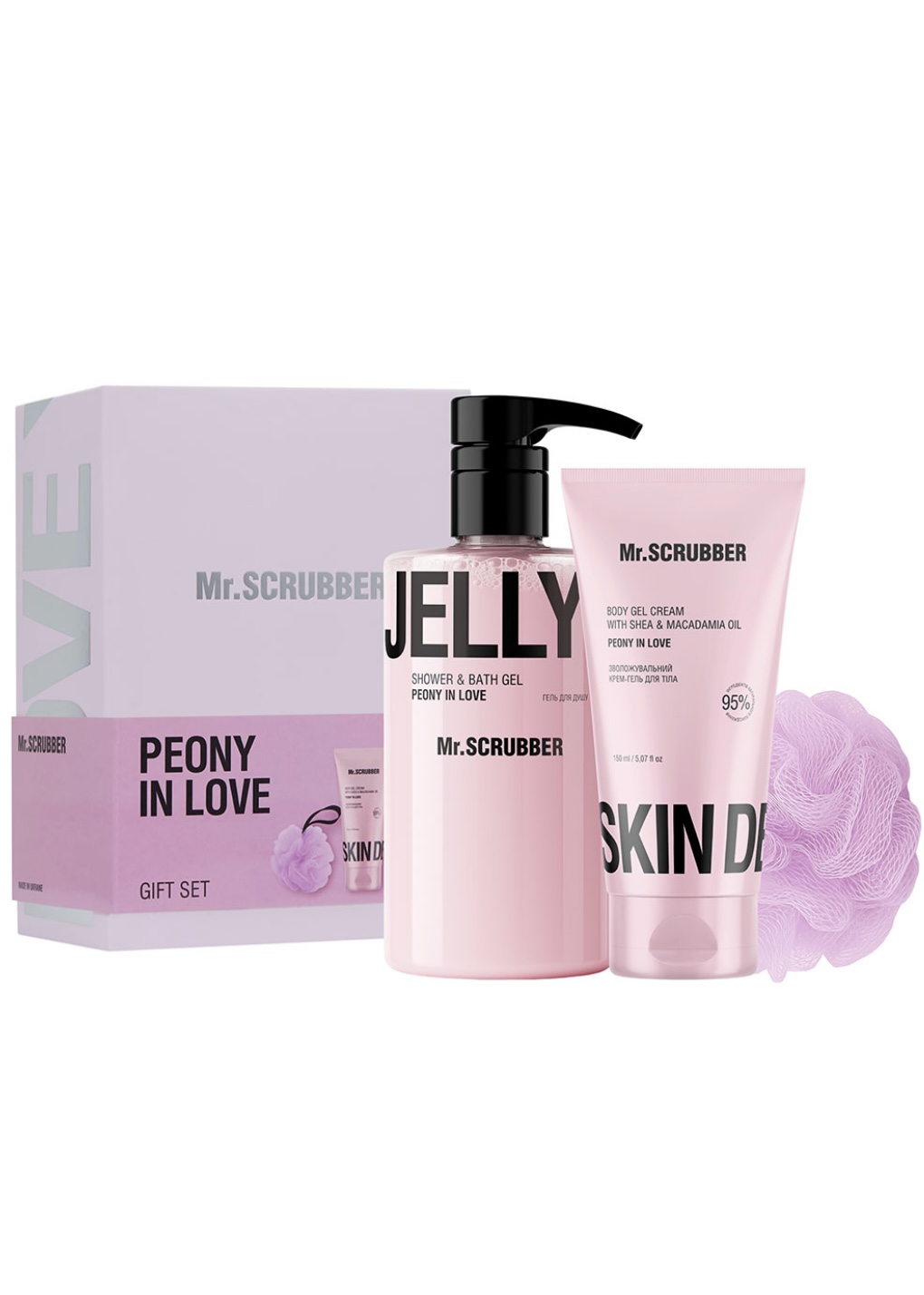 Peony in Love Mini Gift Set Mr.SCRUBBER