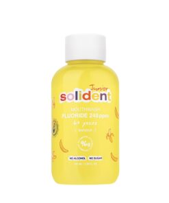 SOLIDENT Junior Moutwash Fluoride 240 ppm 6+ years Banana 100 ml