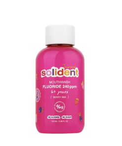 SOLIDENT Junior Moutwash Fluoride 240 ppm 6+ years Berry Mix 100 ml