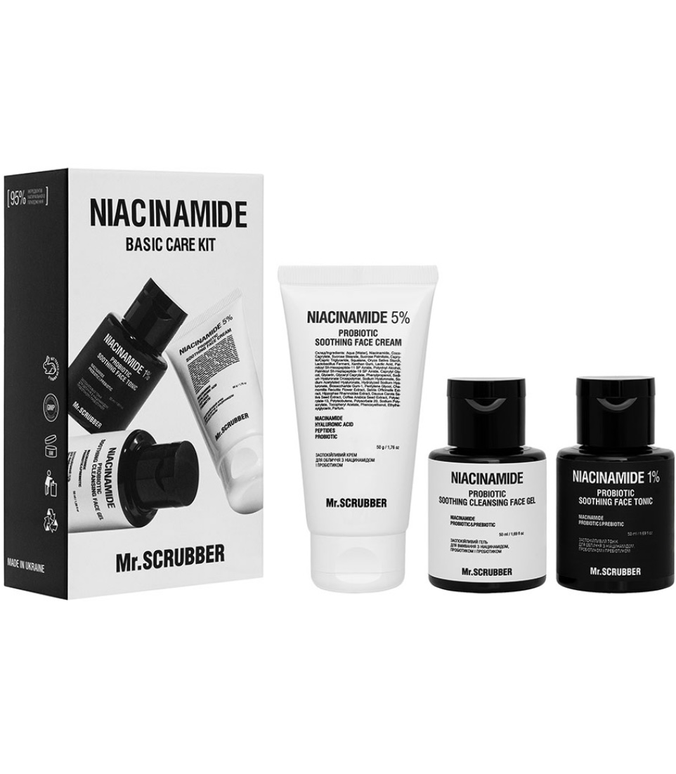Niacinamide Mini Basic Care Kit Mr.SCRUBBER