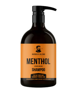 BARBER BLEND Menthol Shampoo for oily skin and dandruff prone hair 500 ml