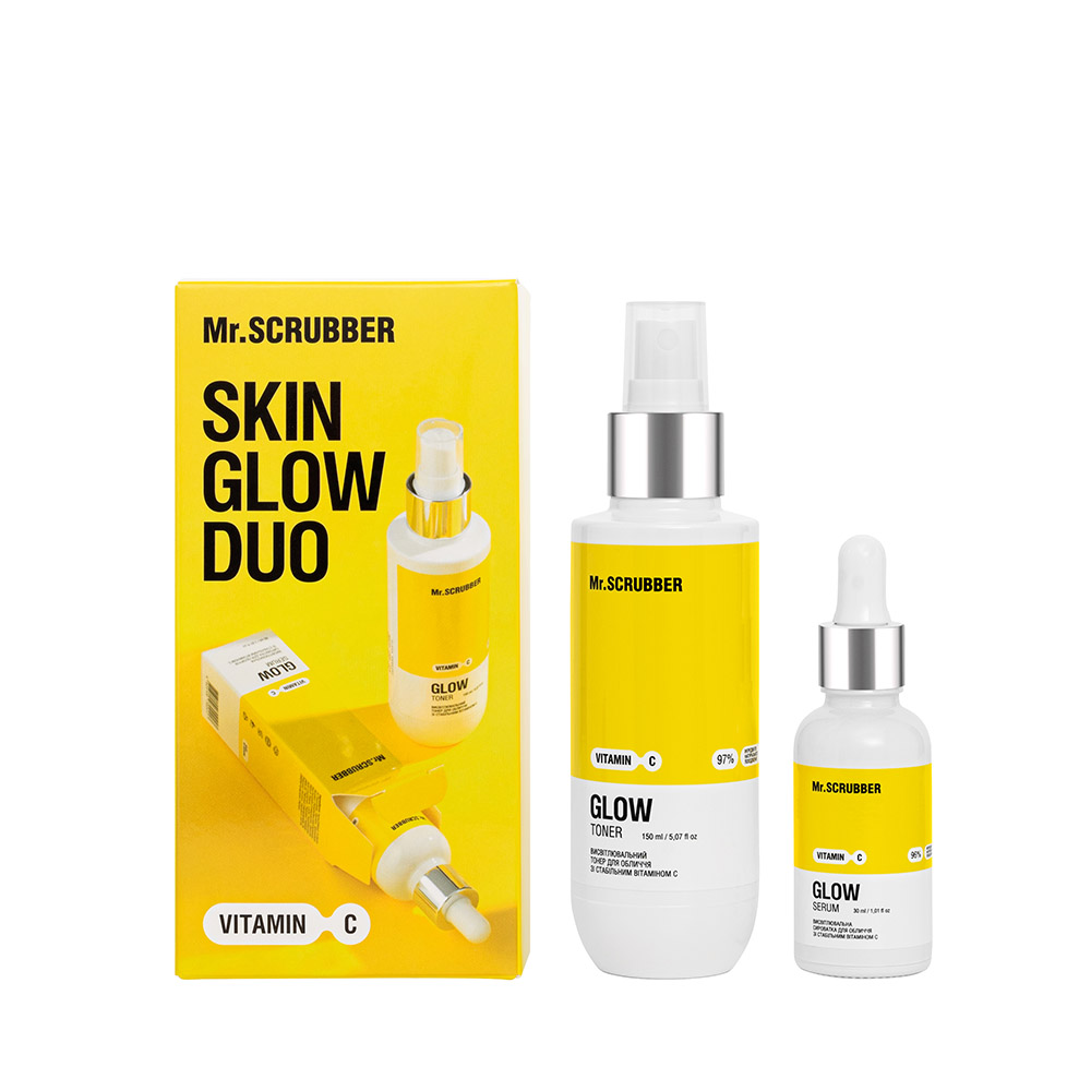 Gift set Vitamin C Glow Duo Mr.SCRUBBER
