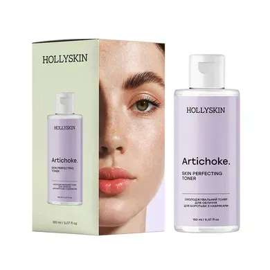 Artichoke Cooling Facial Toner Skin Refrecting Toner HOLLYSKIN