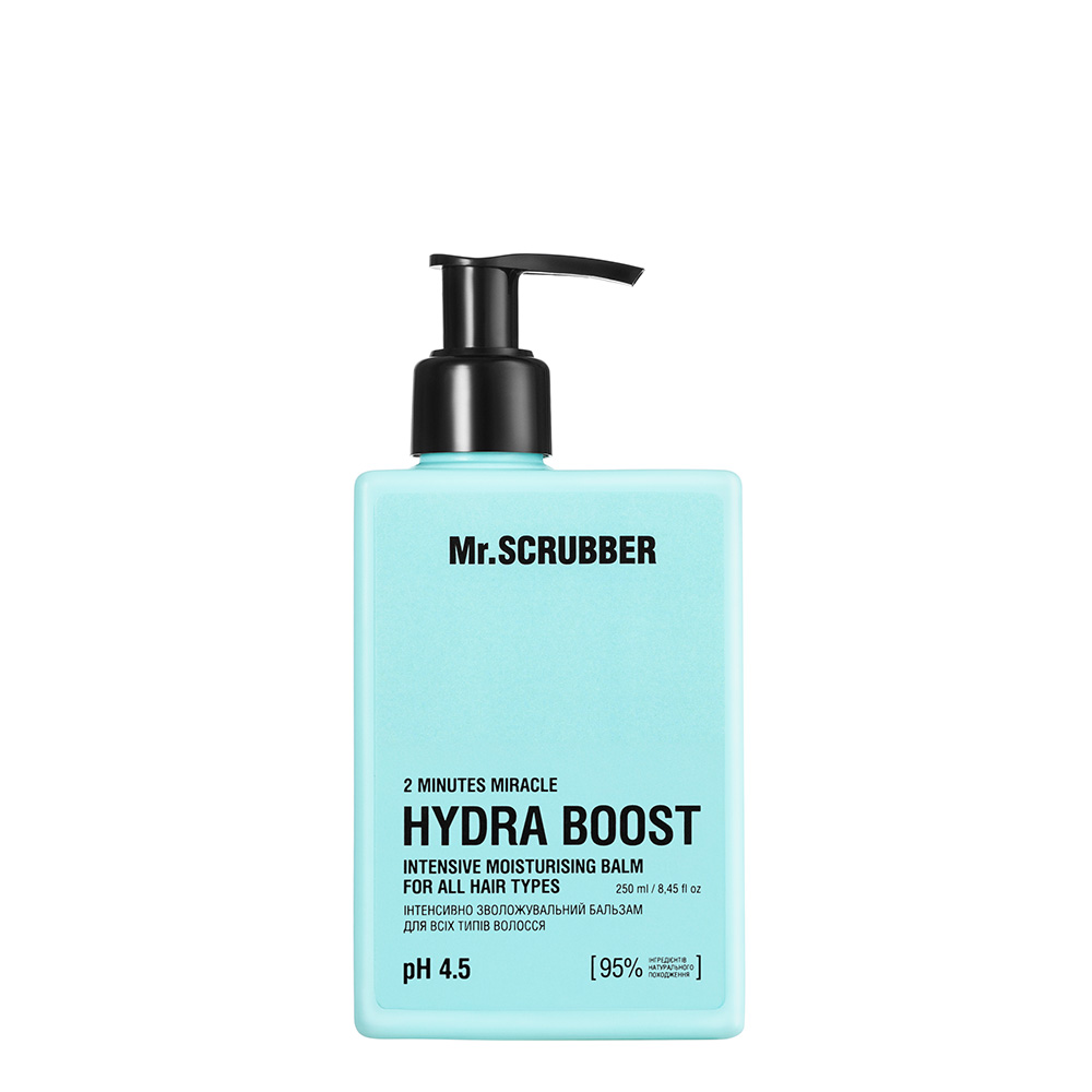 Intensively moisturizing balm for all hair types 2 Minutes Miracle: Hydra Boost Mr.SCRUBBER