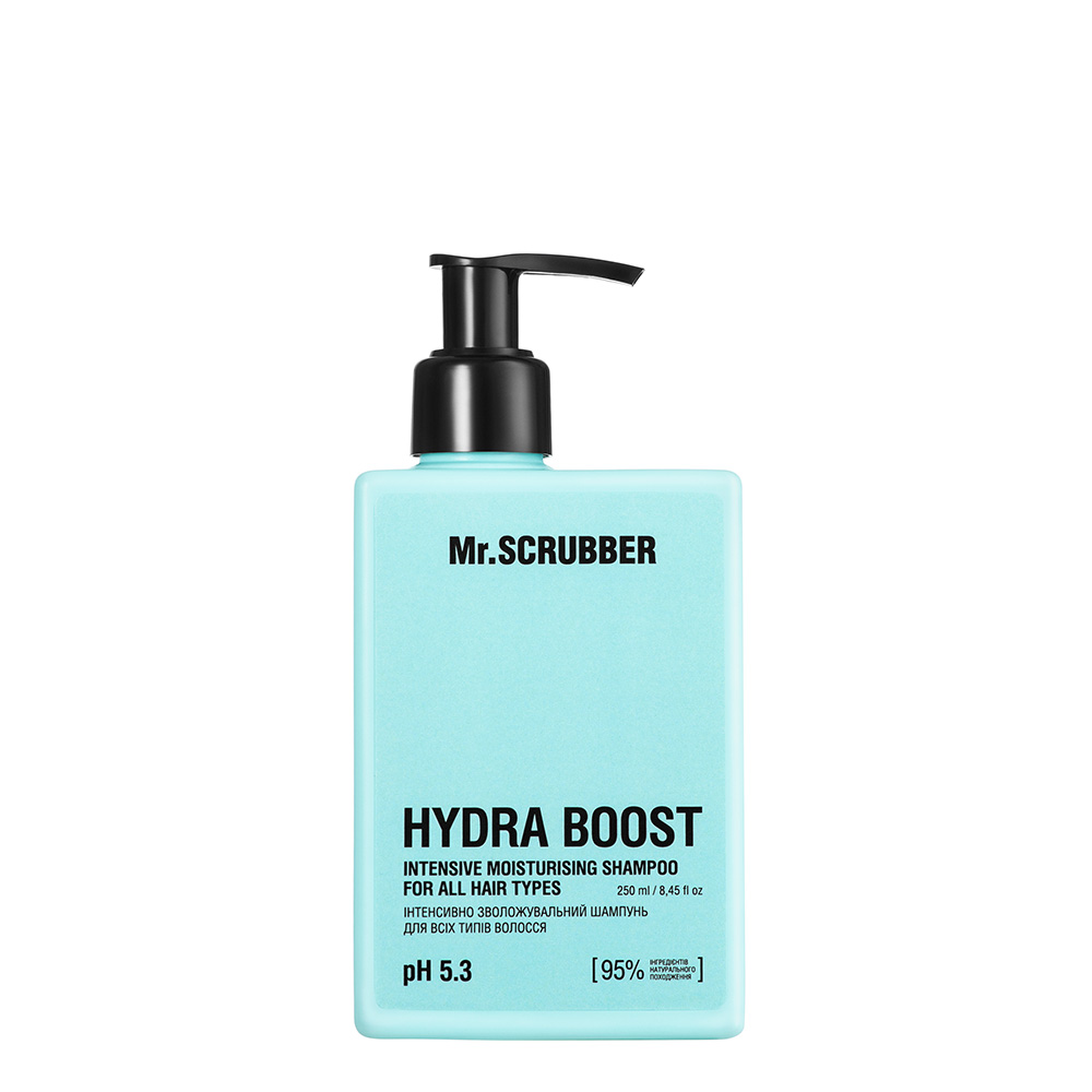 Intensively moisturizing shampoo for all hair types Hydra Boost Mr.SCRUBBER