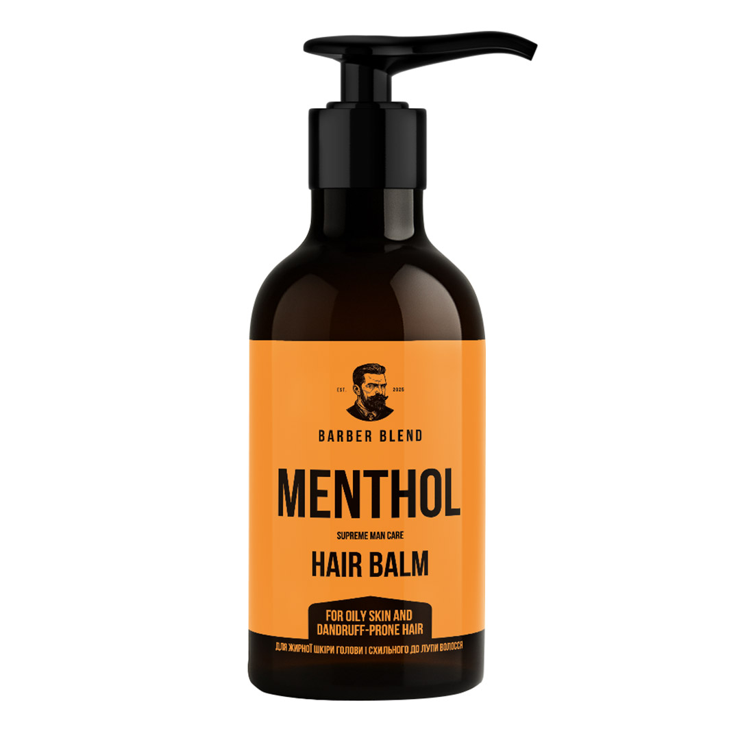 BARBER BLEND Menthol Hair Balm for oily skin and dandruff prone hair