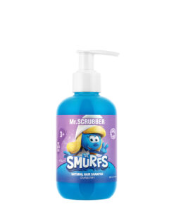 Natural children's hair shampoo The Smurfs with cranberry scent Mr.SCRUBBER