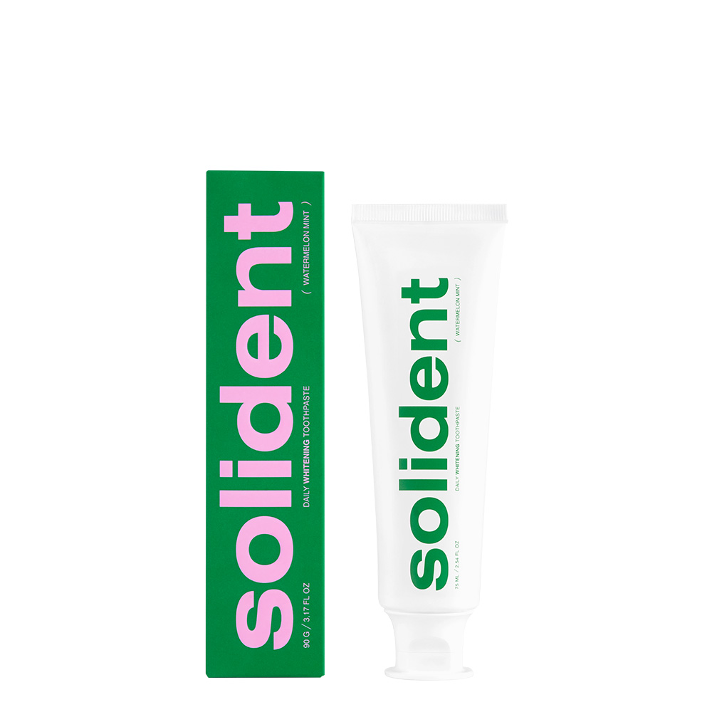 SOLIDENT Daily Whitenning Toothpaste Watermelon Mint, 90g