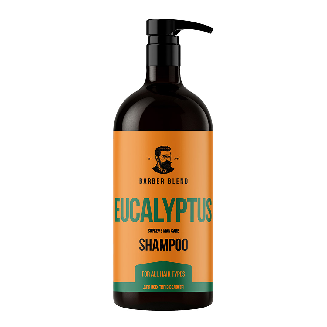 BARBER BLEND Eucalyptus Shampoo for all hair types 1000 ml