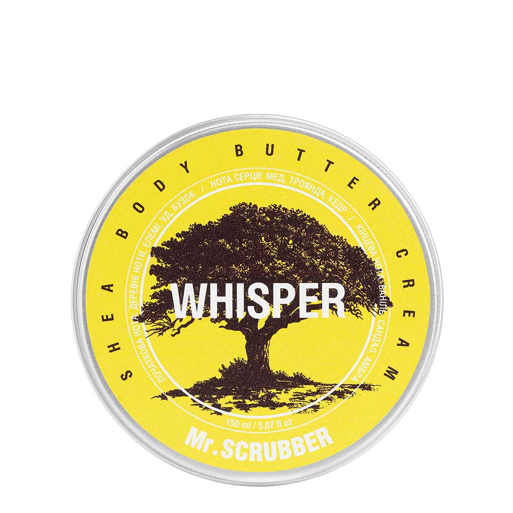 Shea Body Butter Cream WHISPER Mr.SCRUBBER