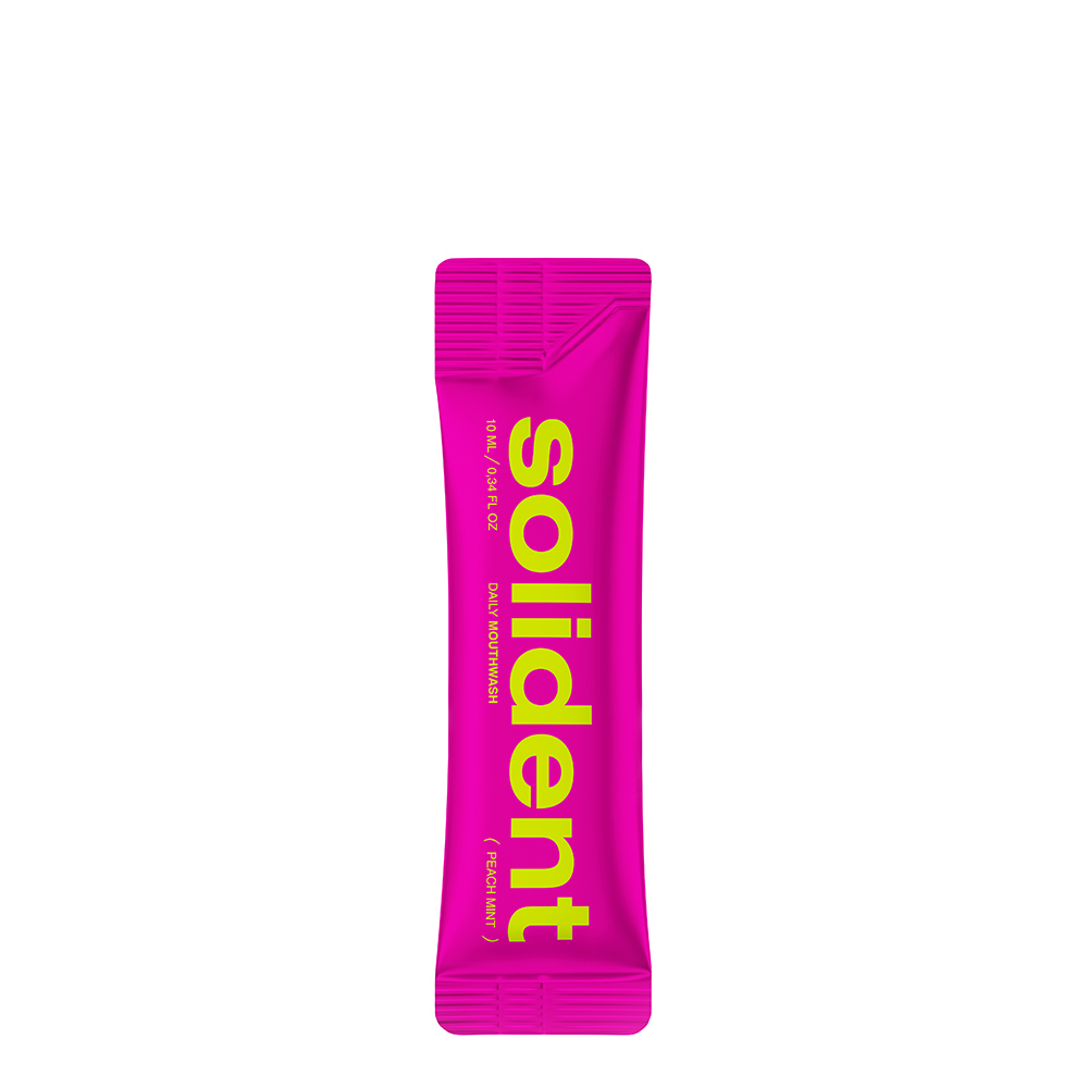 SOLIDENT Peach mint mouthwash / peach mint 10 ml