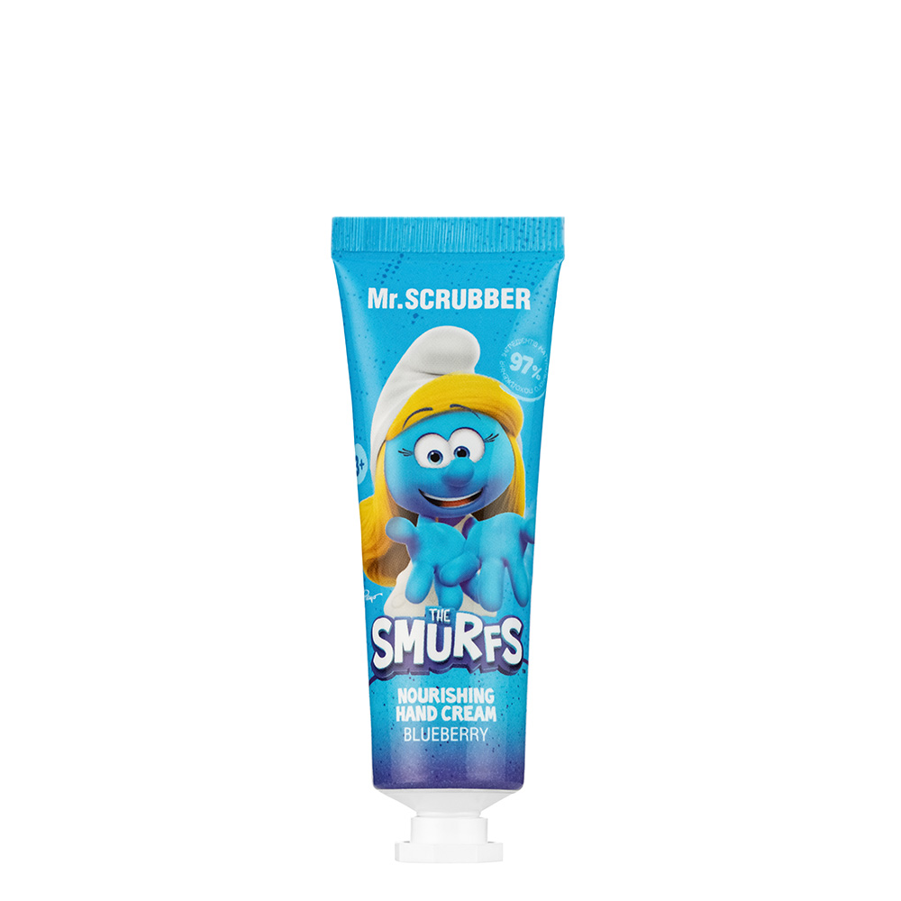 The Smurfs Blueberry Perfumed Nourishing Hand Cream Mr.SCRUBBER
