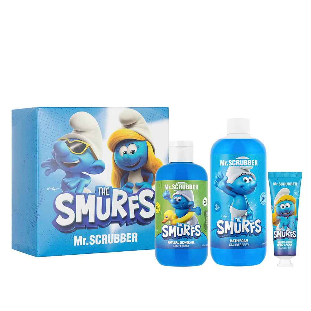 The Smurfs Bubble Fun Set Mr.SCRUBBER Gift Set