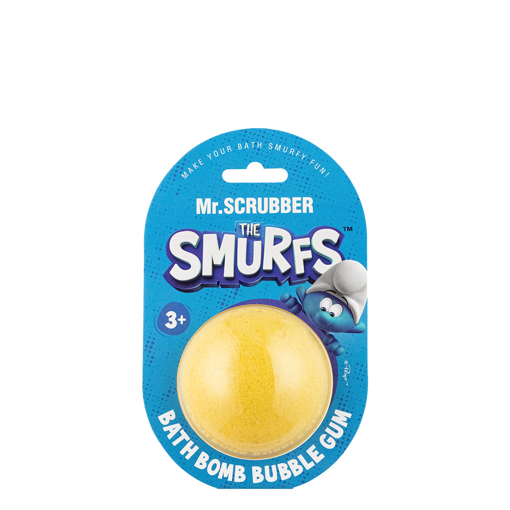The Smurfs Bubble gum Mr.SCRUBBER bath bomb