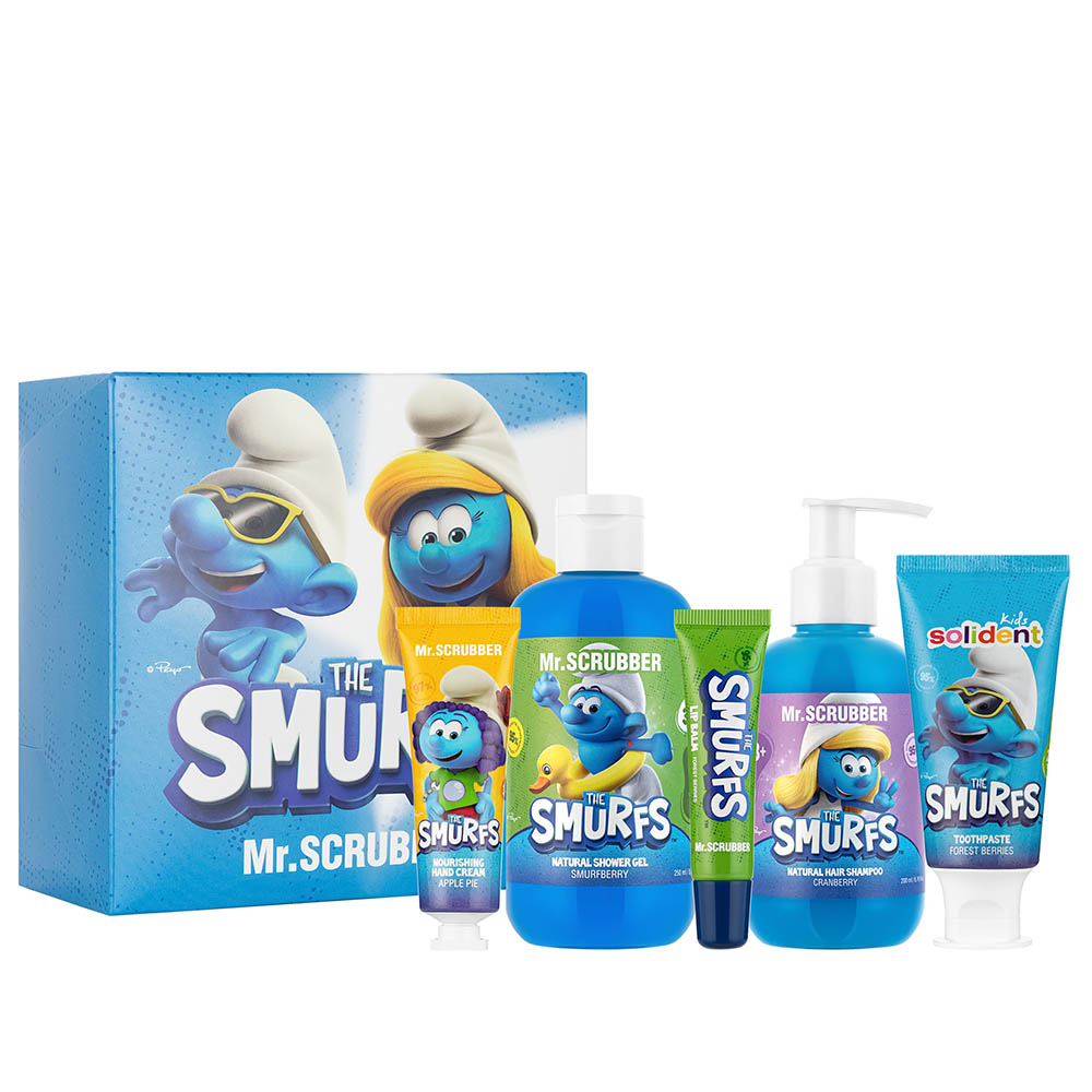 The Smurfs Mr.SCRUBBER gift set