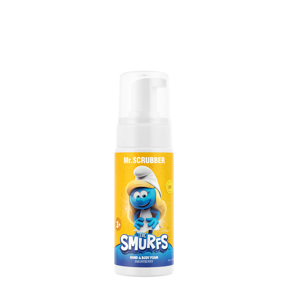 The Smurfs Smurfberry Mr.SCRUBBER Hand and Body Foam