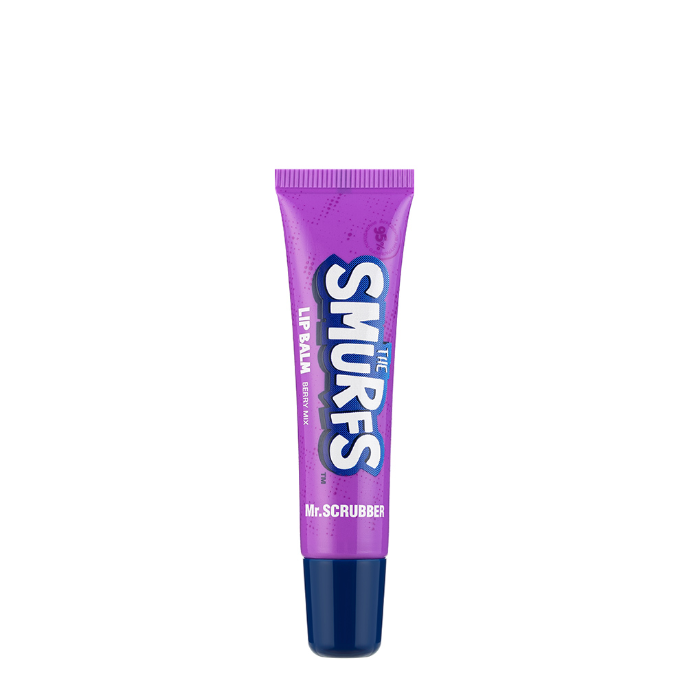 The Smurfs lip balm with a berry mix scent Mr.SCRUBBER