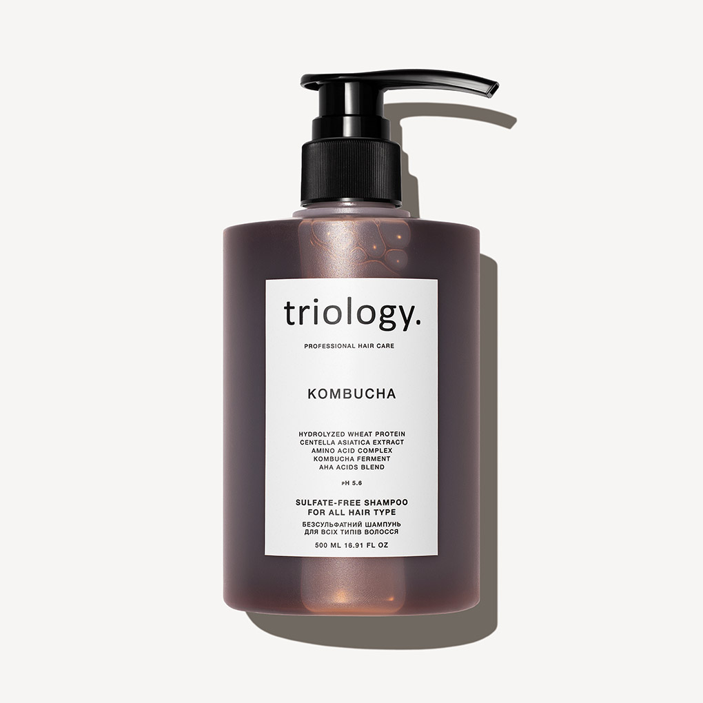 TRIOLOGY Sulfate free hair shampoo KOMBUCHA